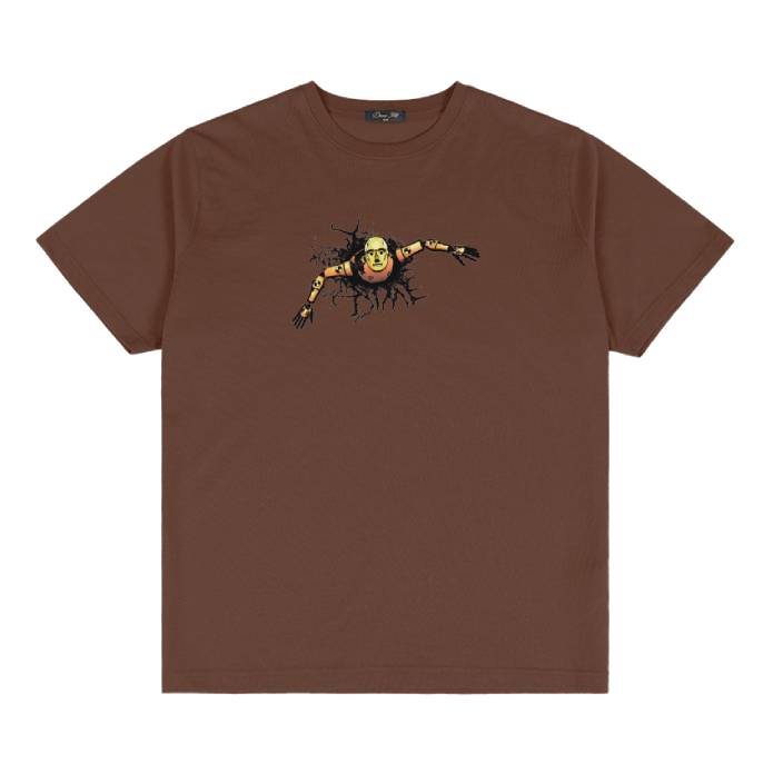 Crashed T-Shirt (Dark Brown)