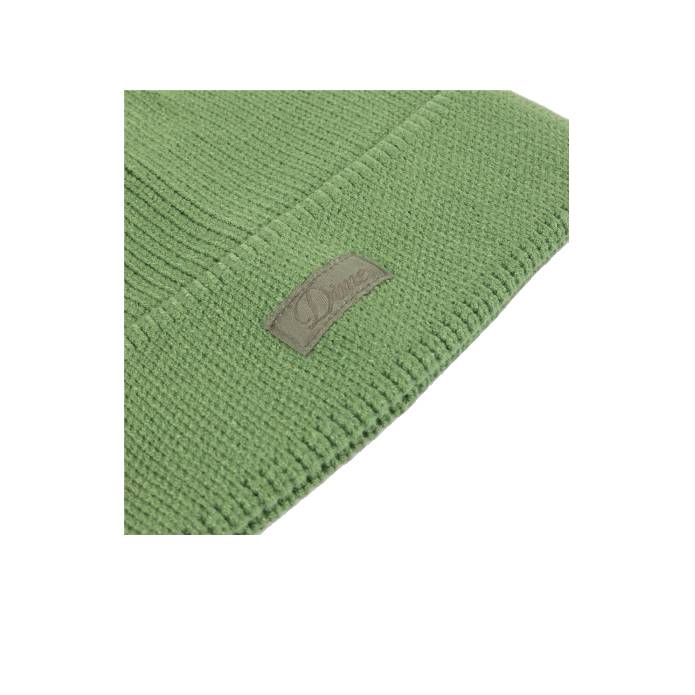 Cursive Rib Beanie (Khaki Green)