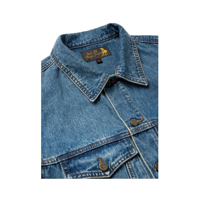 Denim Trucker Jacket (Washed Indigo)