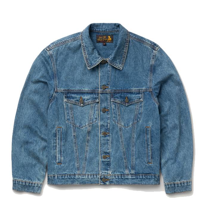 Denim Trucker Jacket (Washed Indigo)