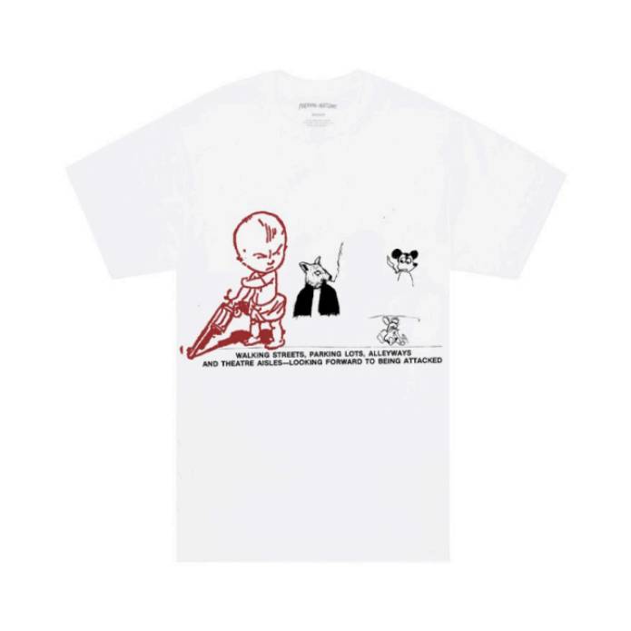 Depression Test Print Short Sleeve Tee (White)
