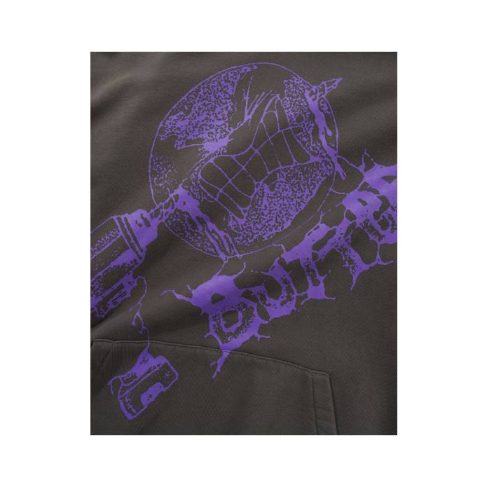 Drill Pullover Hood (Washed Dark Gray)