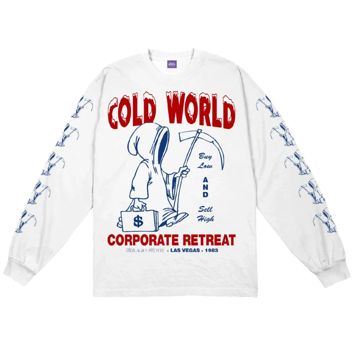 Corporate Retreat Long Sleeve (White)