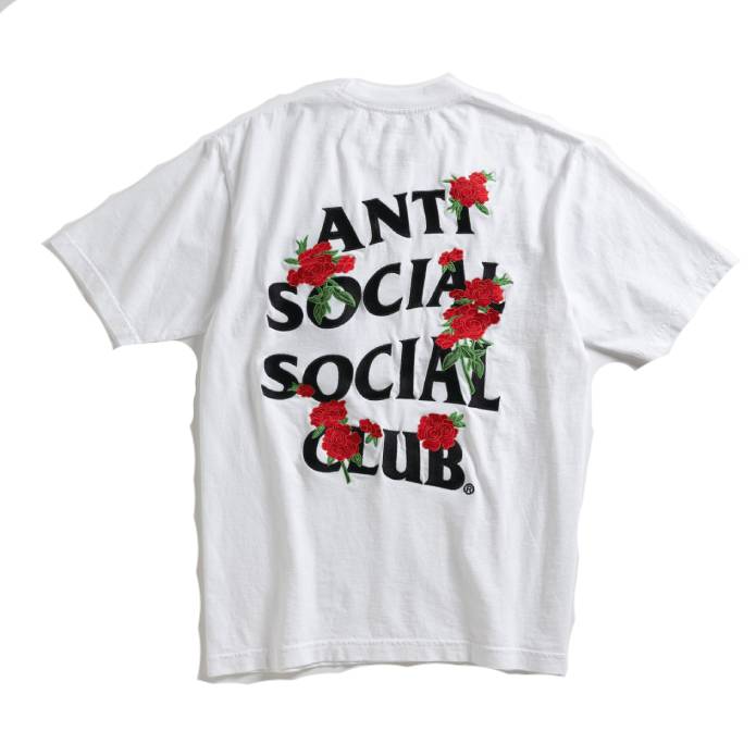 Embroidered Rose Kkotch Tee (White)