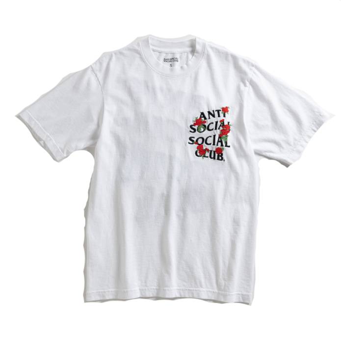 Embroidered Rose Kkotch Tee (White)
