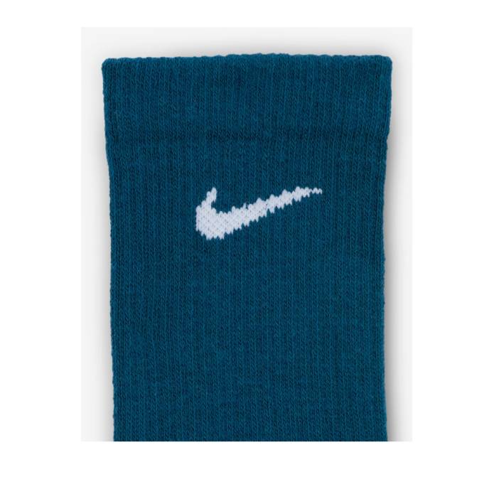 Everyday Plus Cushioned Training Crew Socks 6 Pairs (Blue)