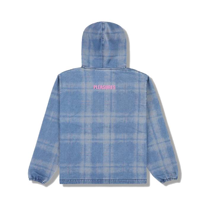 Experiment Zip Poncho Hoodie (Indigo)