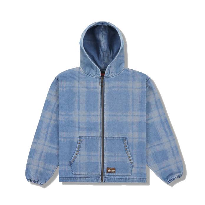 Experiment Zip Poncho Hoodie (Indigo)