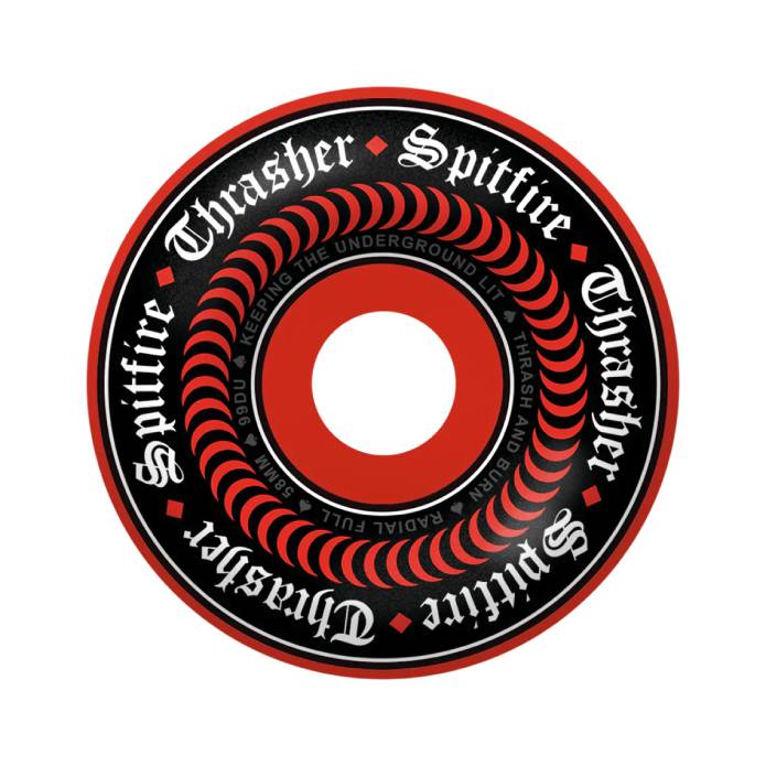 F4 99 Radial Full Oath Red SPITFIRE X THRASHER 58mm