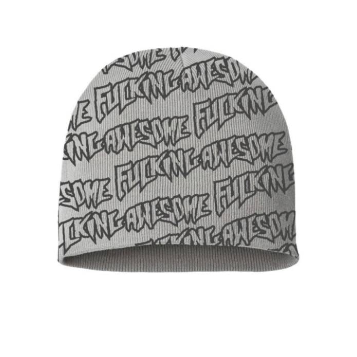 FA Stamp Repeat Skully (Cream/Grey)