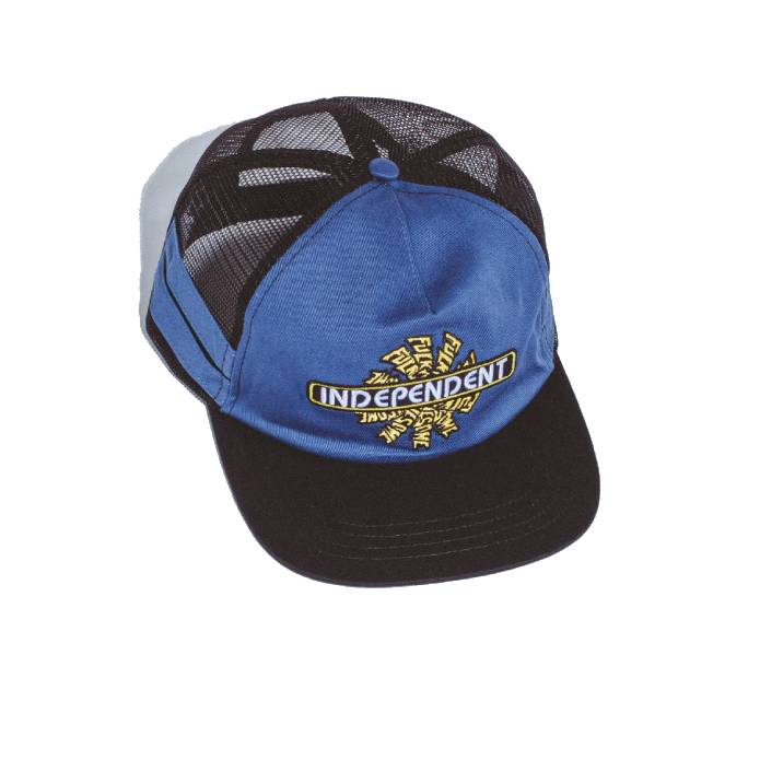 FA x Independent Spiral Logo Trucker (Navy)