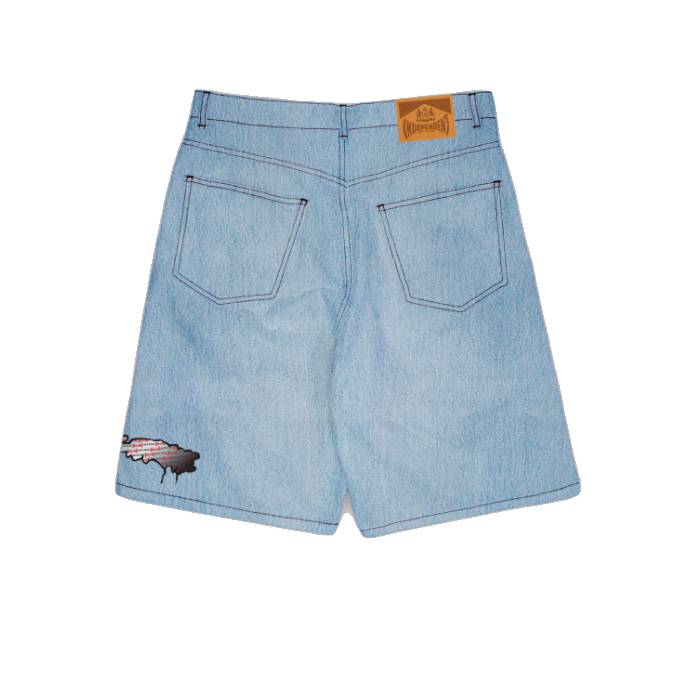 FA x Independent Double Knee Short (Denim)