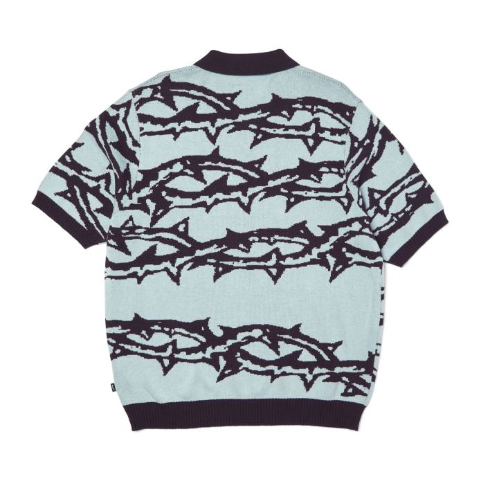 Fantasies Knit S/S Top (Light Blue)