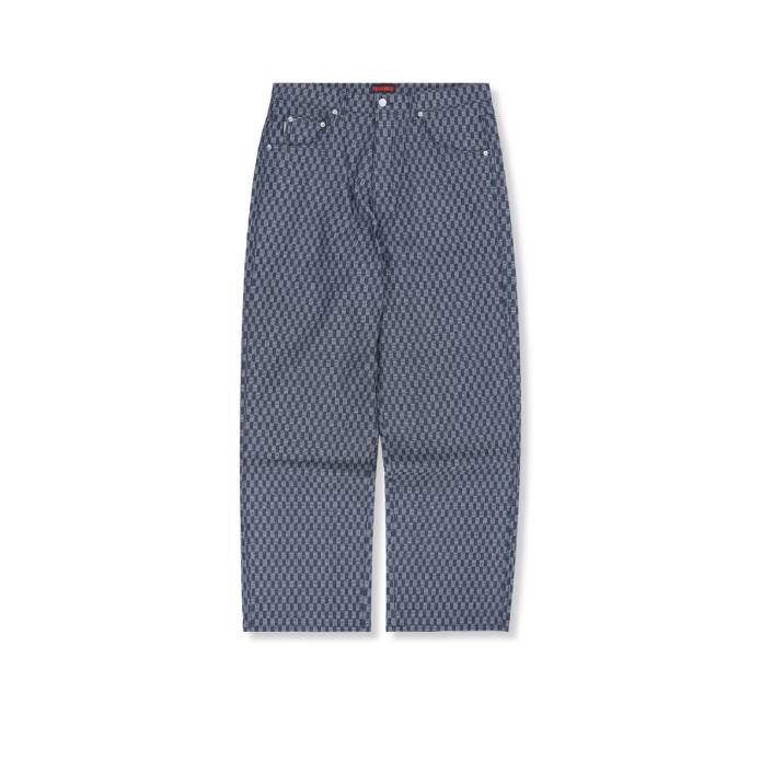 Formula Baggy Jeans (Indigo Checker)