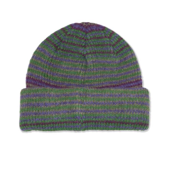 George Beanie (Purple/Green)