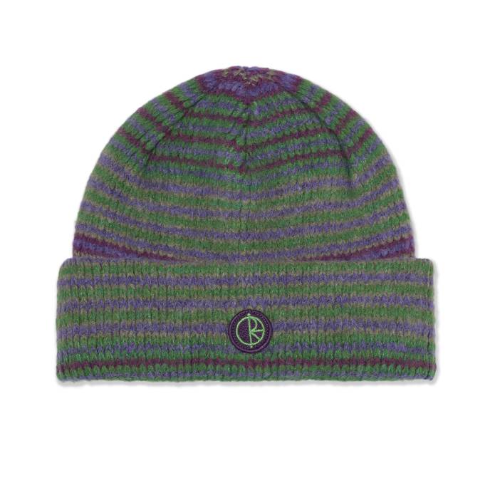 George Beanie (Purple/Green)