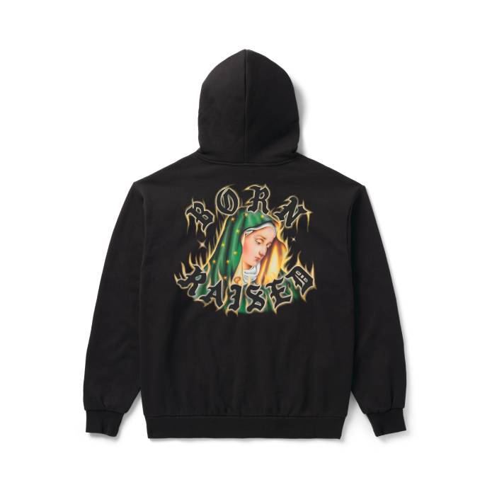Guadalupe Zip-Up Hoodie (Black)