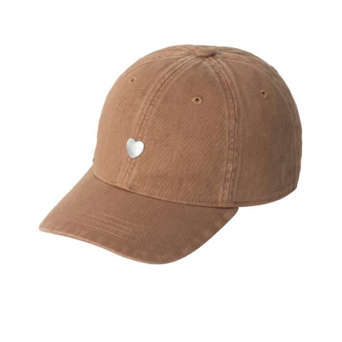 Heart Metal Cap (Hamilton Brown/Silver)