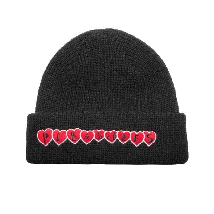 Hearts Beanie (Black)
