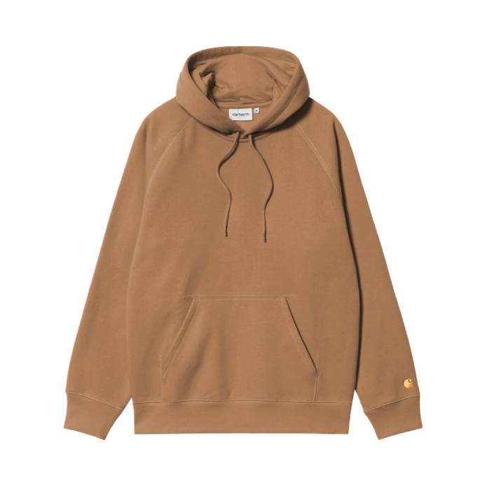 Hooded Chase Sweatshirt (Hamilton Brown/Gold)