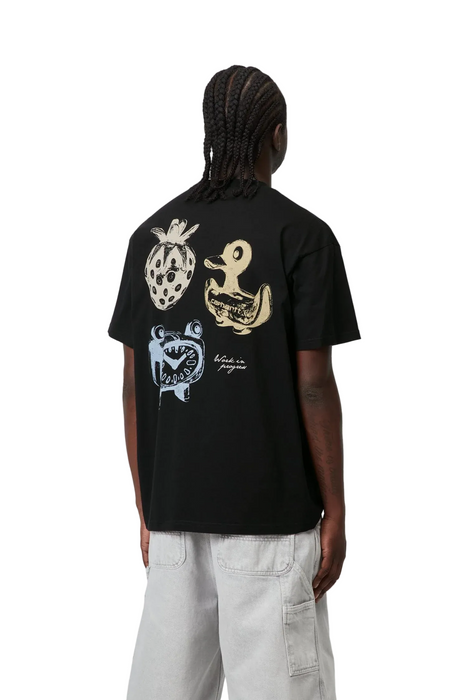 S/S Forma T-Shirt (Heavy Stone Wash Black)