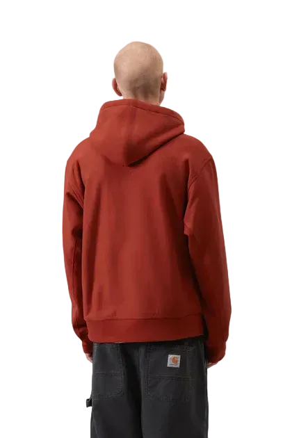 Hooded American Script Sweat (Oxide Red)