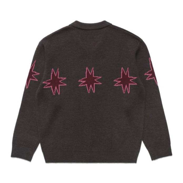 Kiki Zip Knit L/S Polo (Graphite)