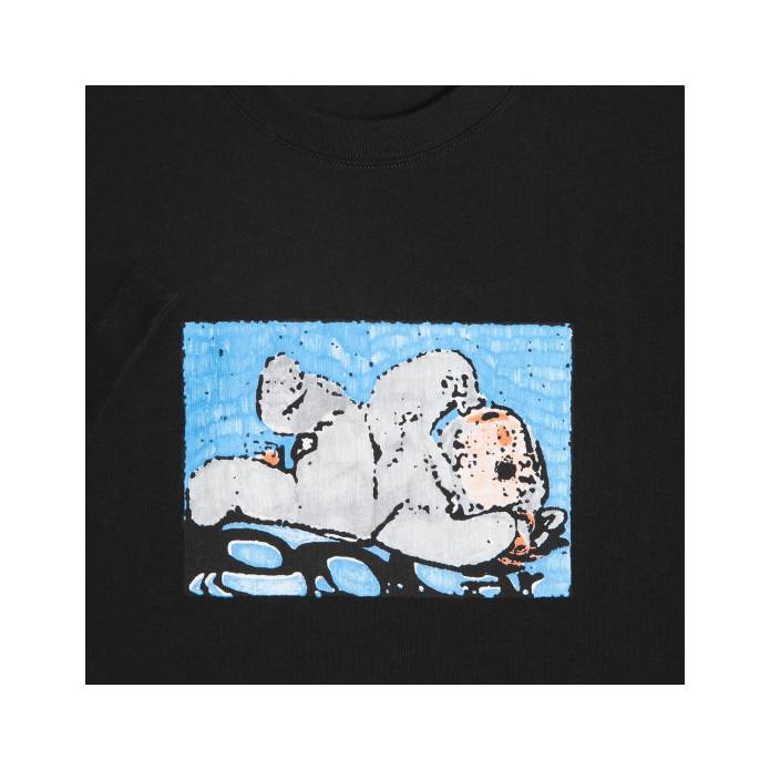 Lazy Bunny Tee (Black)