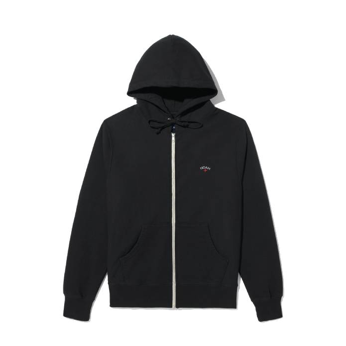 Lightweight Zip-Up Hoodie (Black)