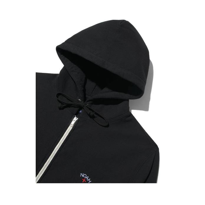 Lightweight Zip-Up Hoodie (Black)