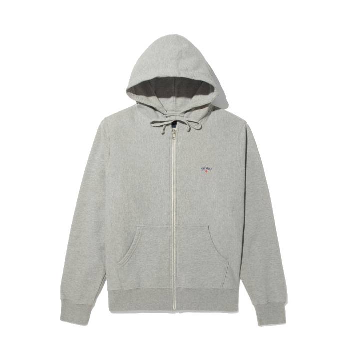 Lightweight Zip-Up Hoodie (Heather Gray)