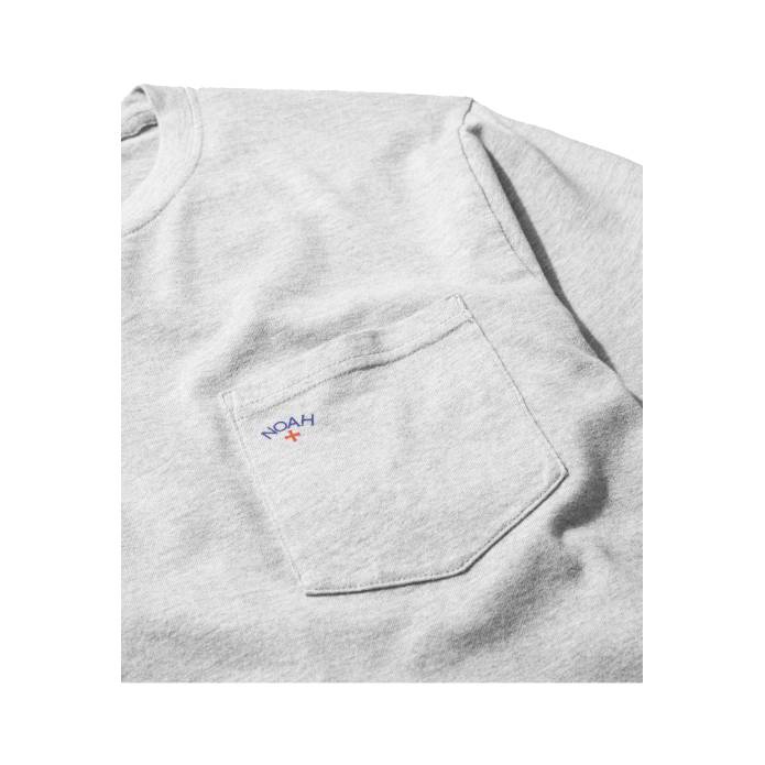 Long Sleeve Pocket Tee (Heather Gray)