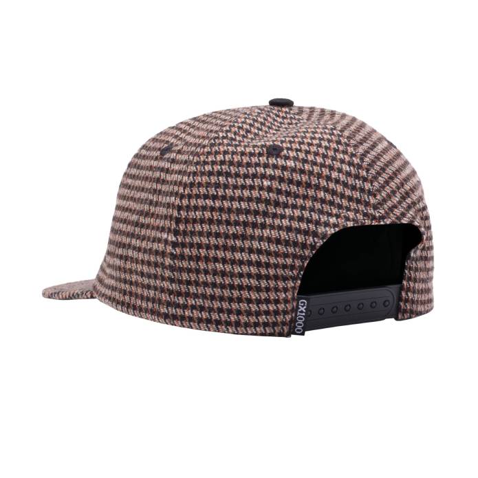 Mini OG Logo Houndstooth Hat (Brown/Black)