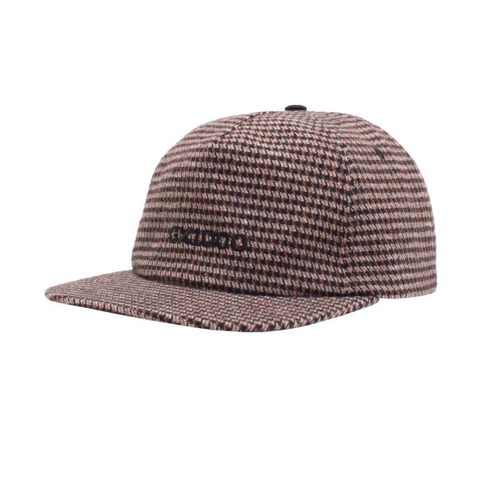 Mini OG Logo Houndstooth Hat (Brown/Black)