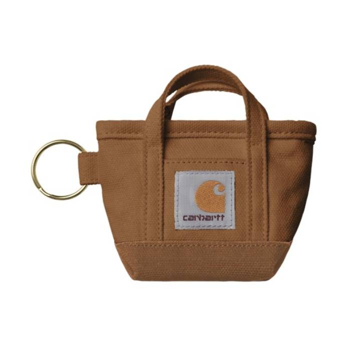 Mini Tote Bag Keychain (Hamilton Brown)