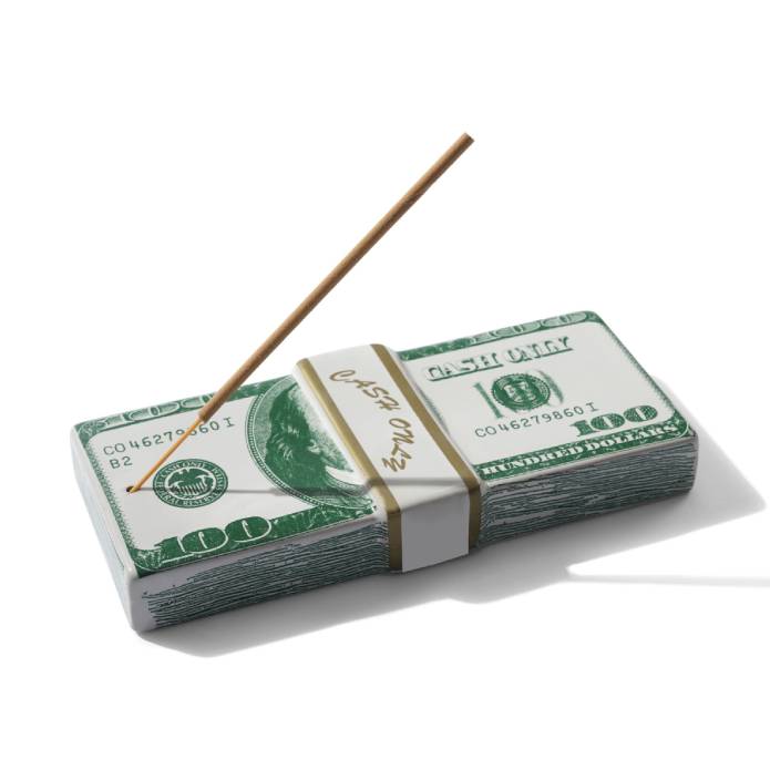 Money Stack Incense Holder (Green)