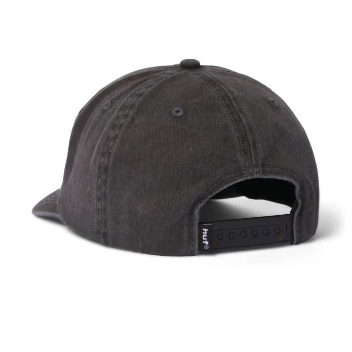 Pacific Wash 5 Panel Hat (Black)