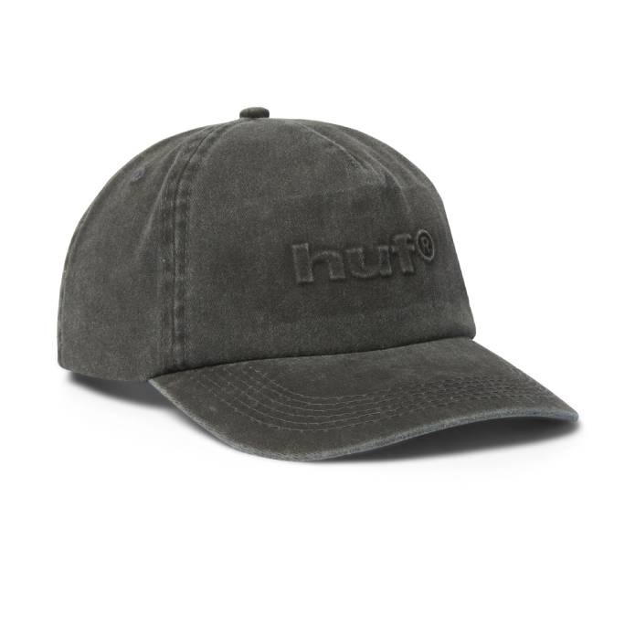 Pacific Wash 5 Panel Hat (Black)