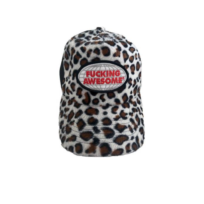 Patch Logo Leopard Trucker Hat (Leopard)