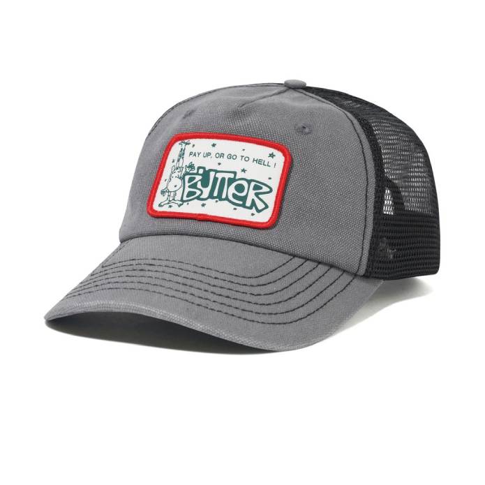 Pay Up Trucker Cap (Faded Gray)