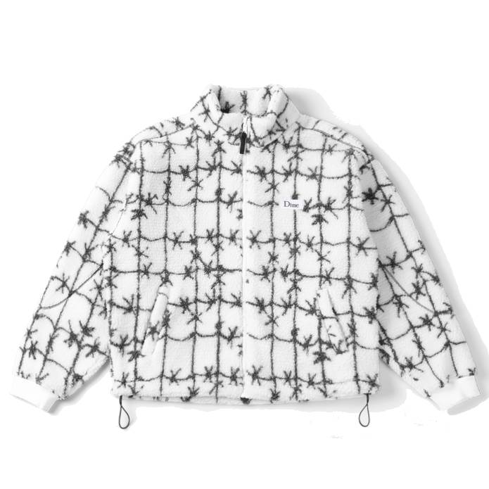 Polar Fleece Sherpa Zip (White)