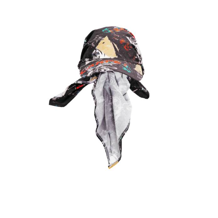 Rag Bandana Hat (Black)