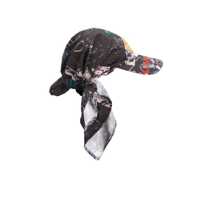 Rag Bandana Hat (Black)