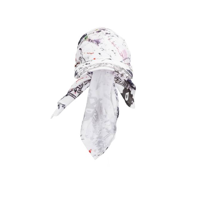 Rag Bandana Hat (White)