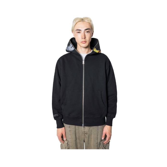 Pleasures X Daft Punk Ram Zip Hoodie (Black)