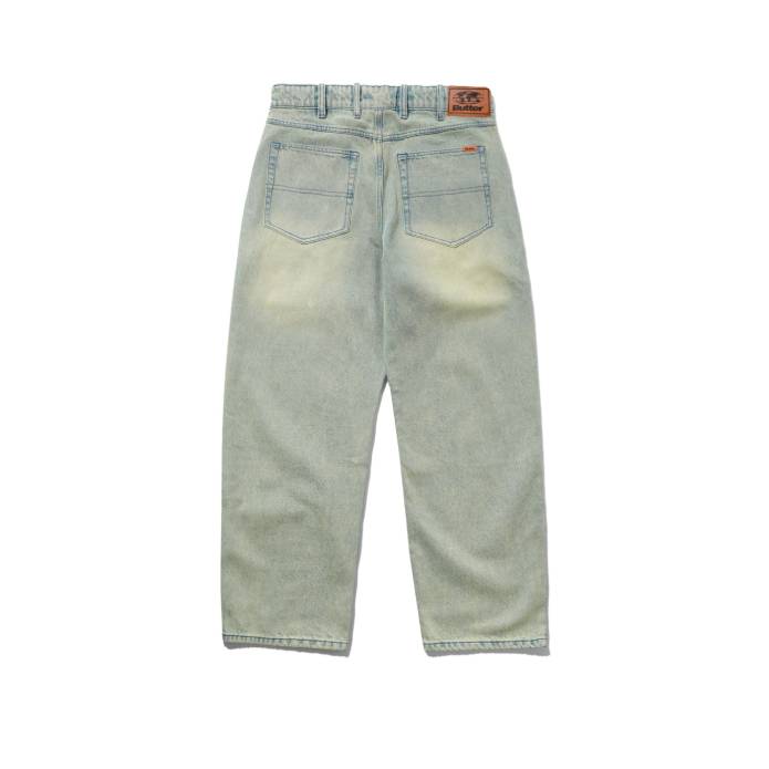 Relaxed Denim Jeans (Sunfade Blue)