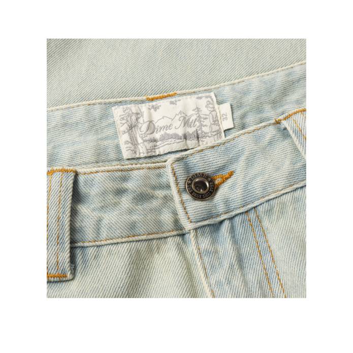 Relaxed Denim Pants (Bleached Sky)