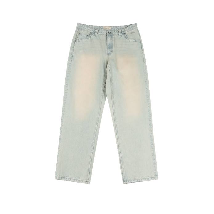 Relaxed Denim Pants (Sandblasted Sky Blue)