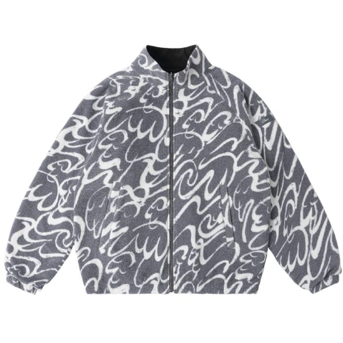 Reversible Chilling Fleece (Gray/Black)