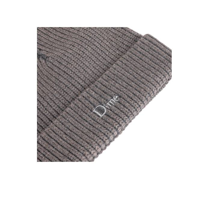 Rib Fold Beanie (Dark Gray)